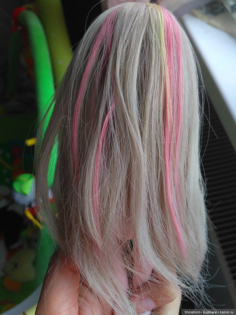 Первый опыт по созданию париков для кукол (фото 9)