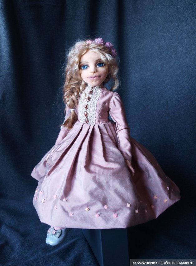 Текстильная авторская кукла (фото 5)