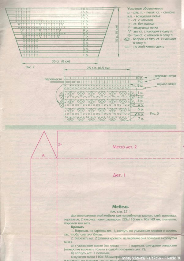 Журнал Лола Выкройки одежды мебели и всякие нужности для барби Часть 6