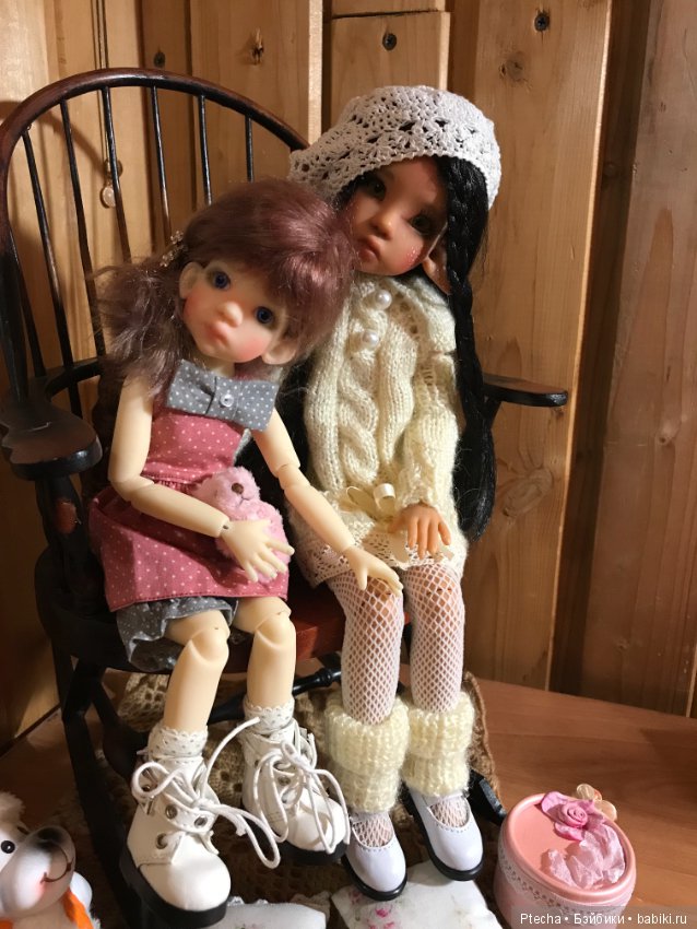 И обе девочки вместе — Куклы Kaye Wiggs (Кайе Виггс): авторские BJD (БЖД) (фото 9)