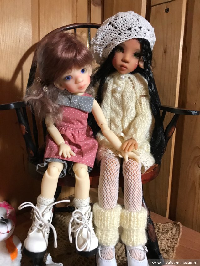 И обе девочки вместе — Куклы Kaye Wiggs (Кайе Виггс): авторские BJD (БЖД) (фото 8)