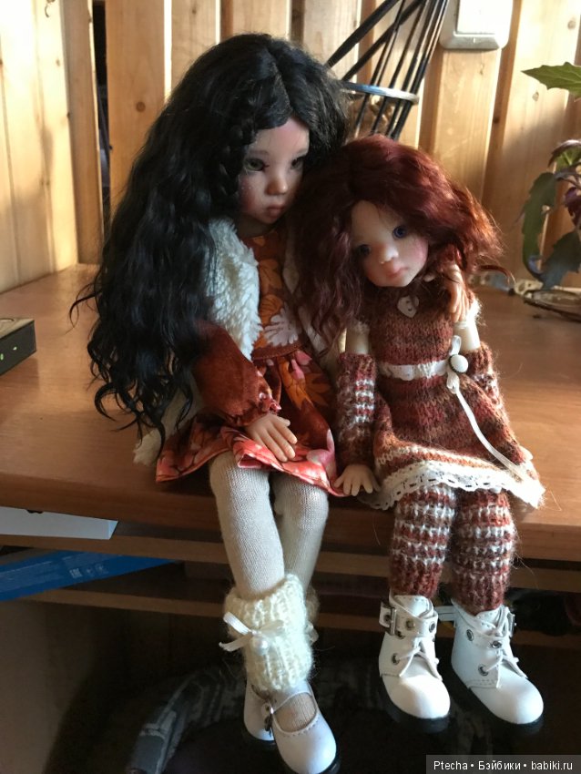 И обе девочки вместе — Куклы Kaye Wiggs (Кайе Виггс): авторские BJD (БЖД) (фото 4)