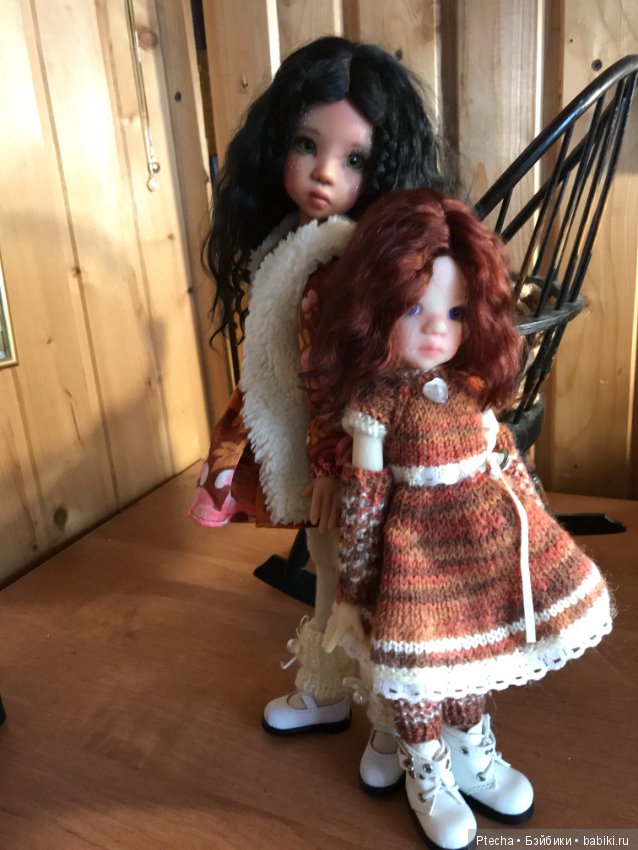 И обе девочки вместе — Куклы Kaye Wiggs (Кайе Виггс): авторские BJD (БЖД) (фото 3)
