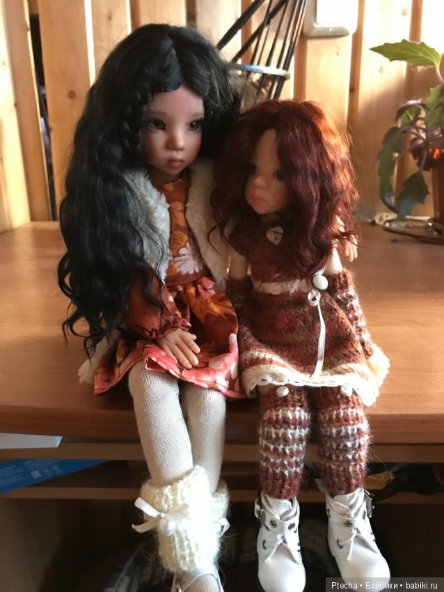 И обе девочки вместе — Куклы Kaye Wiggs (Кайе Виггс): авторские BJD (БЖД) (фото 5)