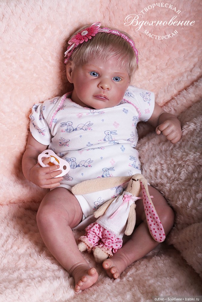 Кукла реборн из лимитированного молда Мелани от Ирины Капланской (фото 6)