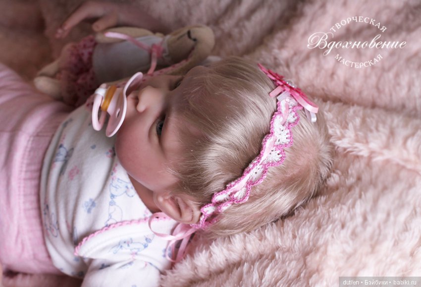Кукла реборн из лимитированного молда Мелани от Ирины Капланской (фото 9)