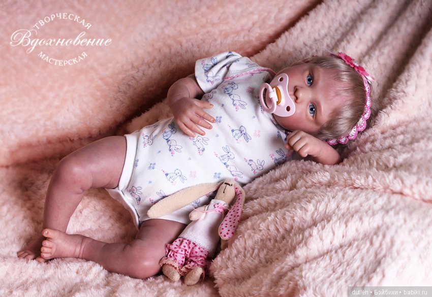Кукла реборн из лимитированного молда Мелани от Ирины Капланской (фото 7)
