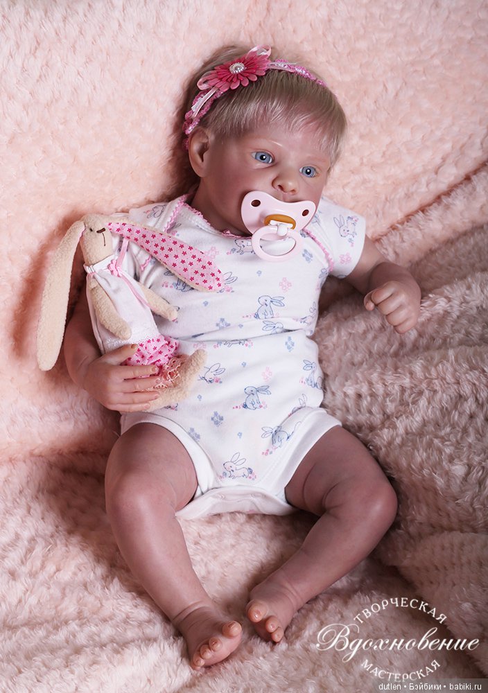 Кукла реборн из лимитированного молда Мелани от Ирины Капланской (фото 5)