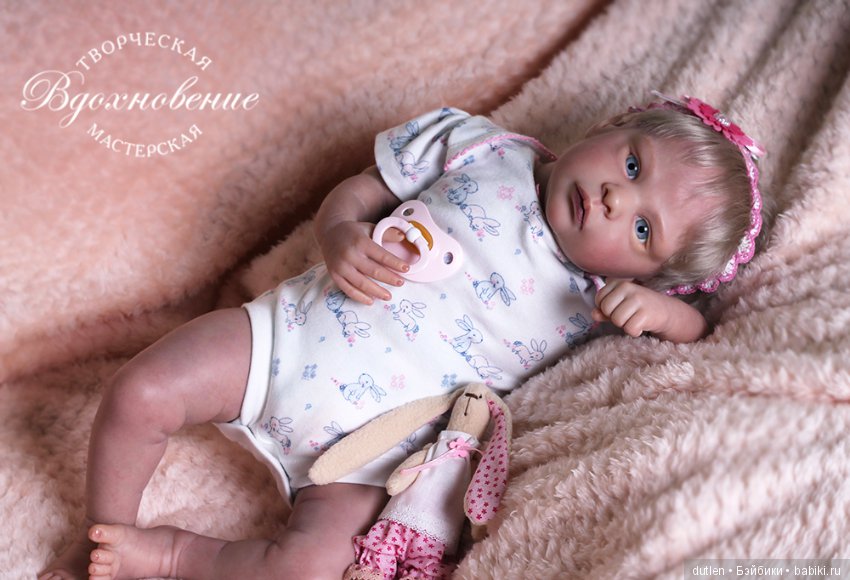 Кукла реборн из лимитированного молда Мелани от Ирины Капланской (фото 8)