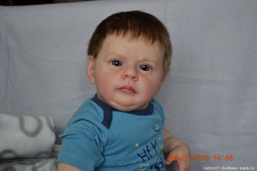 Кукла реборн Женечка, молд Maik. Автор Ekaterina Abbyasova babies