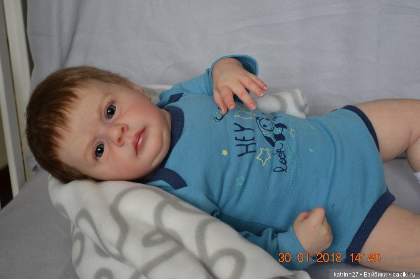 Кукла реборн Женечка, молд Maik. Автор Ekaterina Abbyasova babies (фото 5)