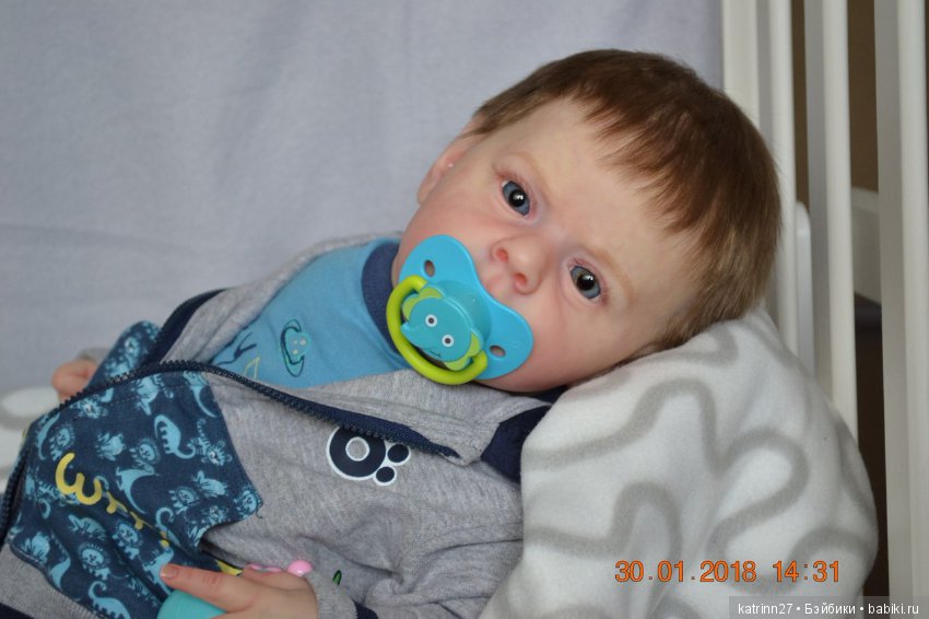 Кукла реборн Женечка, молд Maik. Автор Ekaterina Abbyasova babies