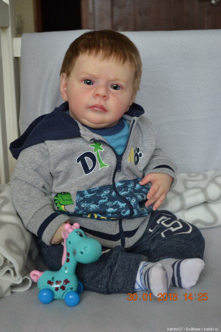Кукла реборн Женечка, молд Maik. Автор Ekaterina Abbyasova babies (фото 7)