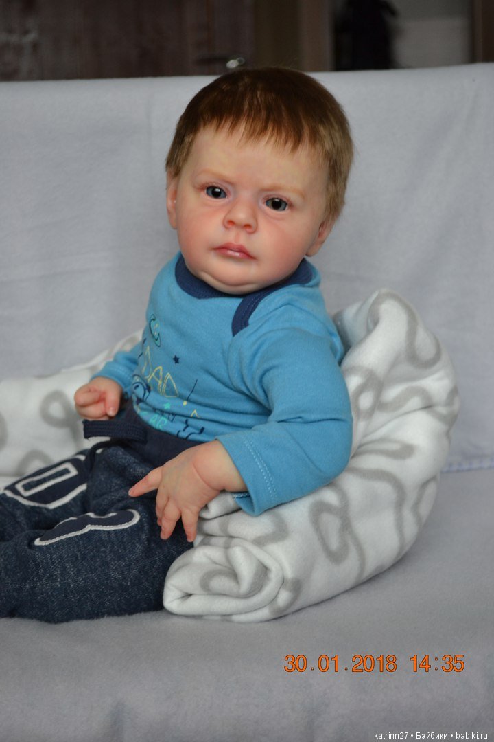 Кукла реборн Женечка, молд Maik. Автор Ekaterina Abbyasova babies (фото 10)