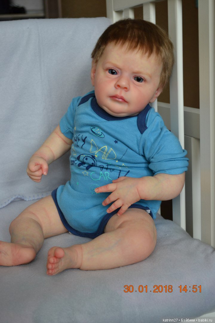 Кукла реборн Женечка, молд Maik. Автор Ekaterina Abbyasova babies