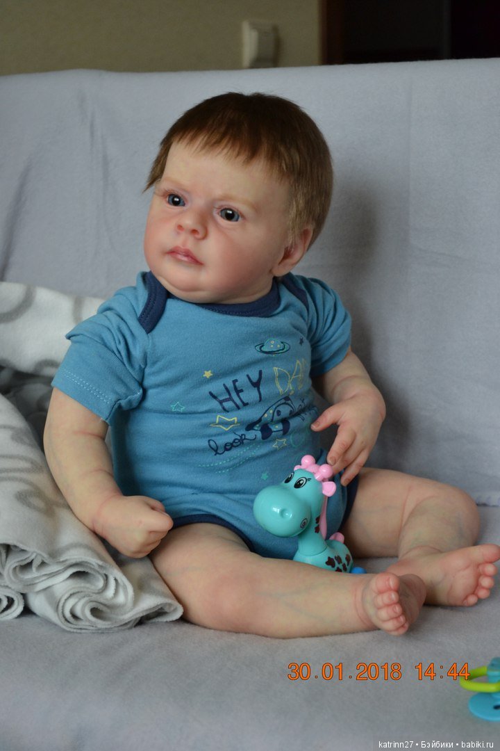 Кукла реборн Женечка, молд Maik. Автор Ekaterina Abbyasova babies