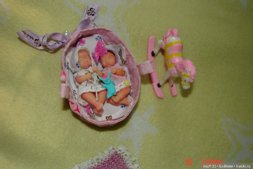 Диана и София — Авторские миниатюрные куклы: лепка (фото 8)