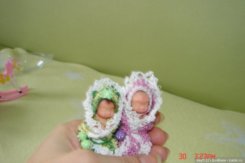 Диана и София — Авторские миниатюрные куклы: лепка