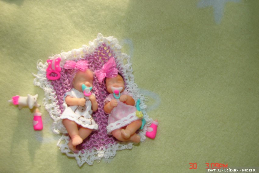 Диана и София — Авторские миниатюрные куклы: лепка (фото 10)