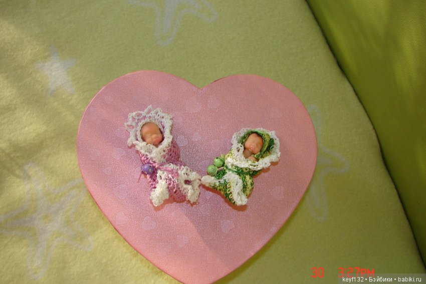 Диана и София — Авторские миниатюрные куклы: лепка