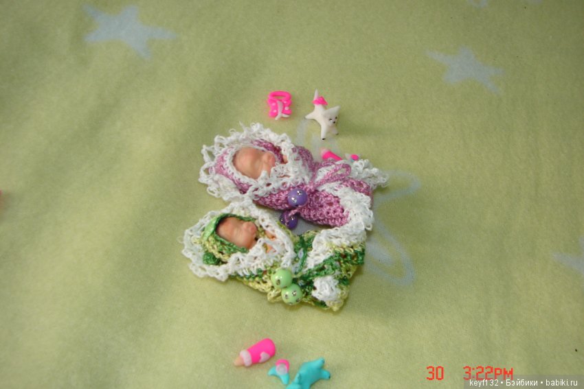 Диана и София — Авторские миниатюрные куклы: лепка