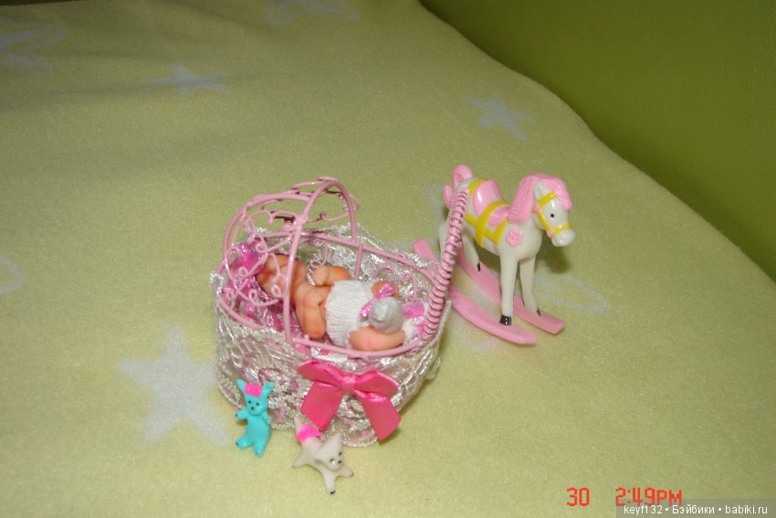 Диана и София — Авторские миниатюрные куклы: лепка (фото 3)