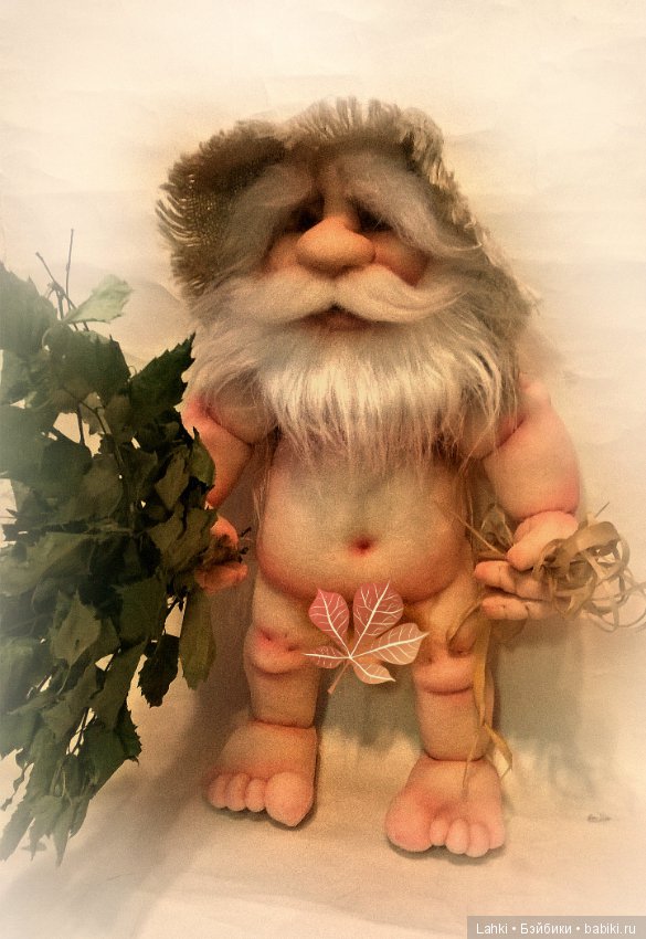 Банщик — Текстильные игрушки и примитивы: кофейные (фото 2)