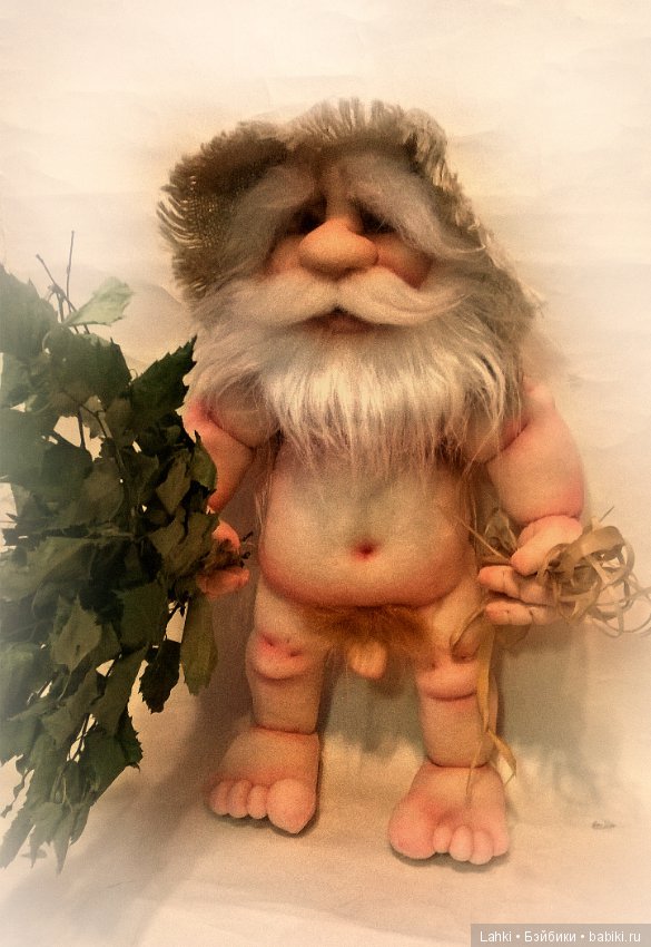 Банщик — Текстильные игрушки и примитивы: кофейные (фото 3)