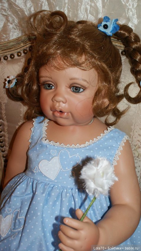 Куклы из моей коллекции. Большие фарфорки от Моника Левениг