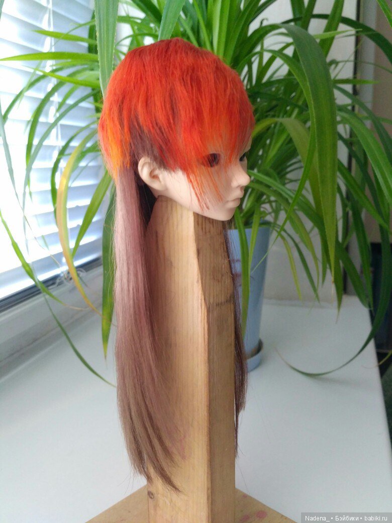 Яркий парик на Minifee — Одежда и обувь для кукол BJD (БЖД): 1/3 (фото 2)