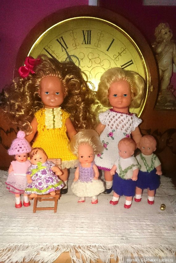 Винтажные малышки при параде пришли знакомиться