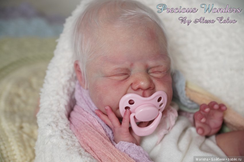 Emmelie скульптора Ulrike Gall, мастер реборнист Alexa Calvo Cabet