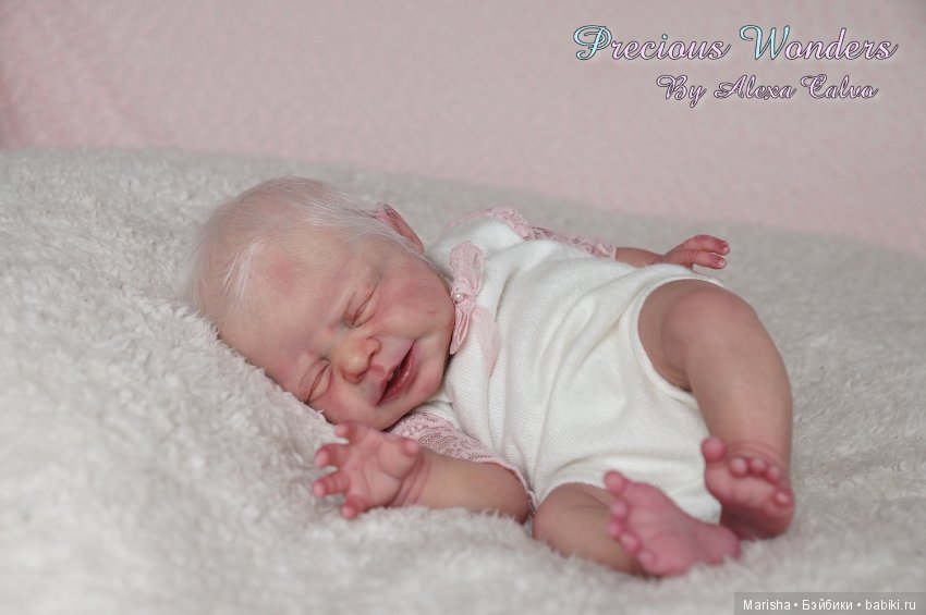 Emmelie скульптора Ulrike Gall, мастер реборнист Alexa Calvo Cabet