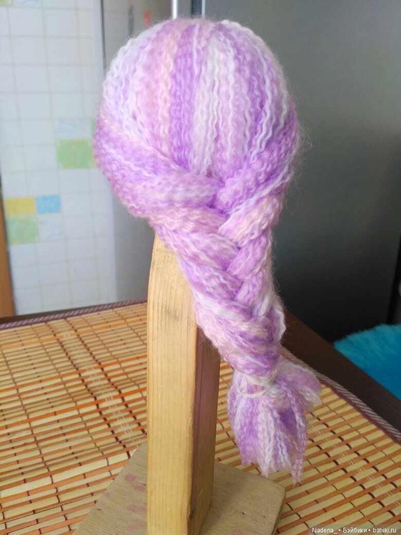Парик из акриловых ниток — Одежда и обувь для кукол BJD (БЖД): 1/3 (фото 5)