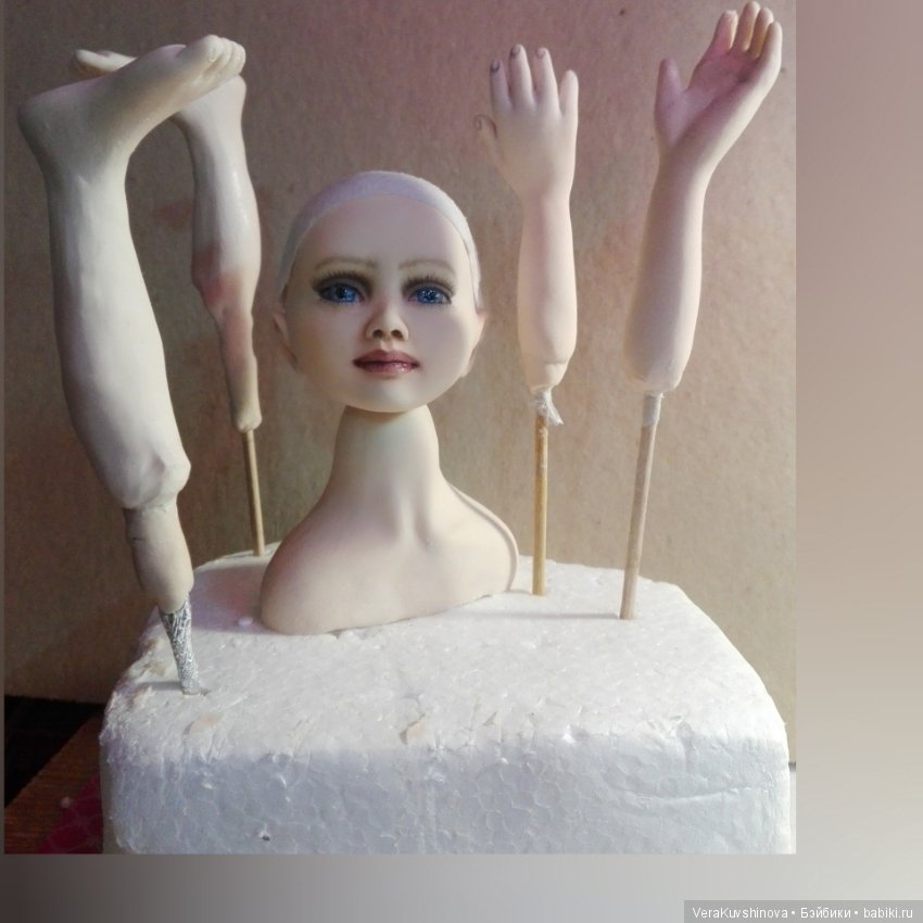 Кукла 35 см — Лепка авторских кукол: полимерная глина (фото 9)