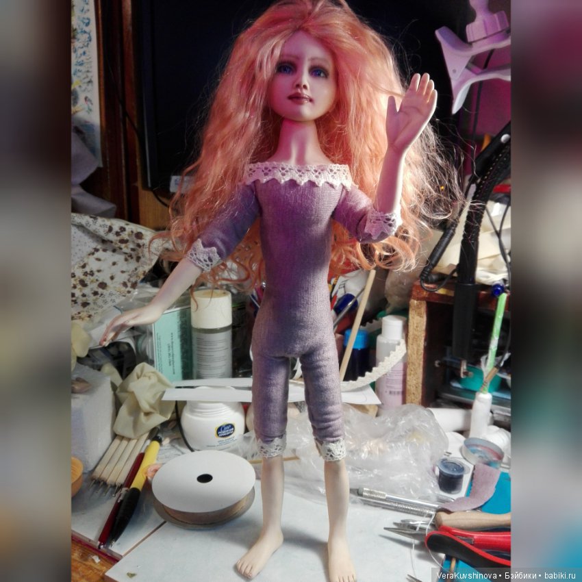 Кукла 35 см — Лепка авторских кукол: полимерная глина (фото 5)
