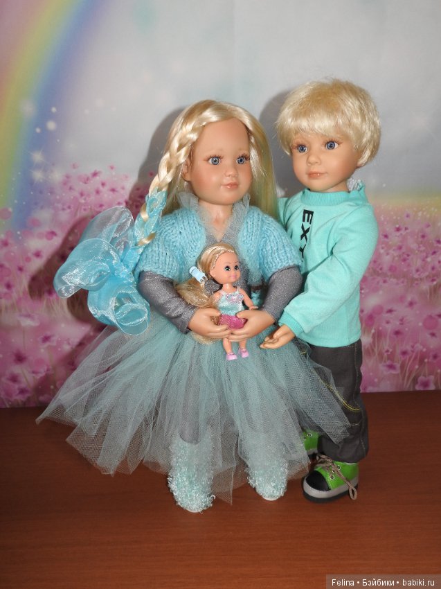 Бирюзовое настроение. Куклы Kidz’n’Cats