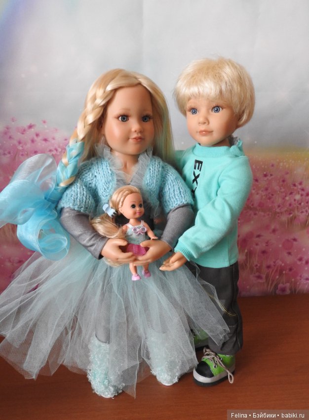 Бирюзовое настроение. Куклы Kidz’n’Cats