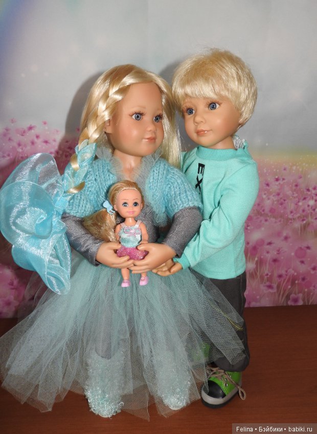 Бирюзовое настроение. Куклы Kidz’n’Cats
