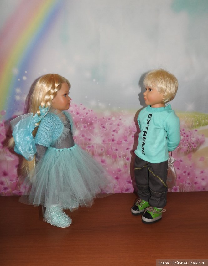 Бирюзовое настроение. Куклы Kidz’n’Cats (фото 6)