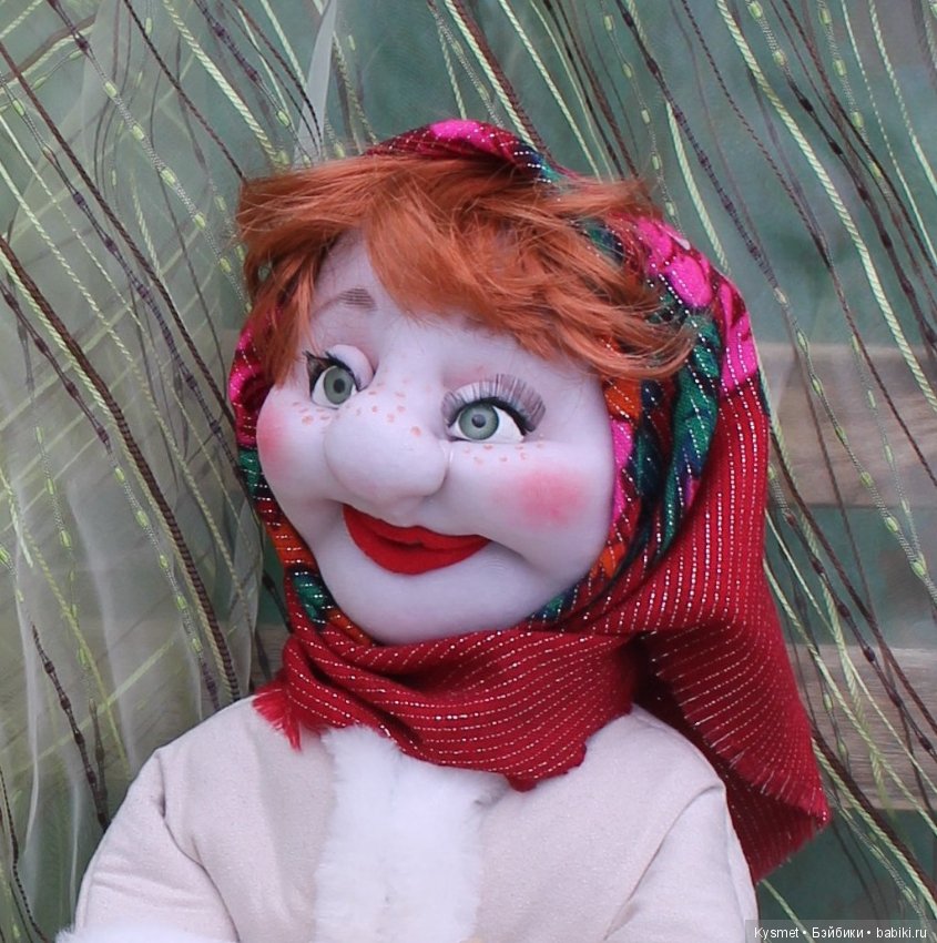 Масленица — Куклы из капрона и чулочной техники: авторские игрушки (фото 5)