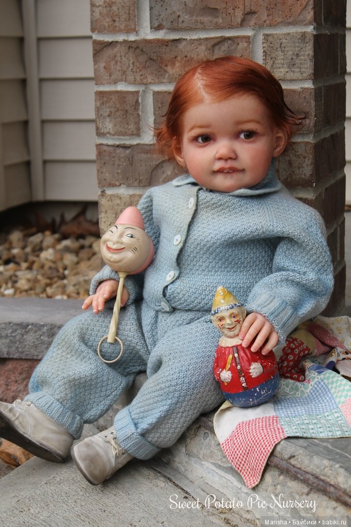 Малыш Tristan, скульптор Jannie De Lang, мастер LaDonna Briggs (фото 5)