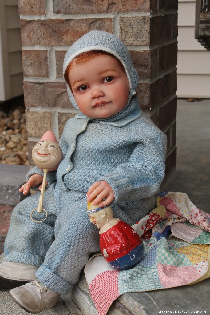 Малыш Tristan, скульптор Jannie De Lang, мастер LaDonna Briggs (фото 7)