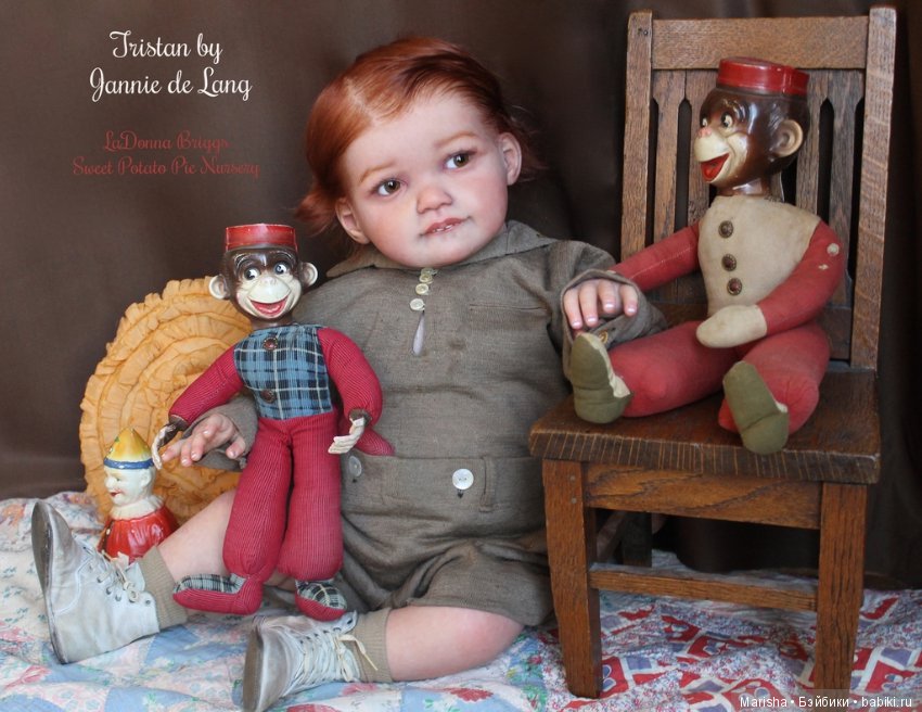 Малыш Tristan, скульптор Jannie De Lang, мастер LaDonna Briggs (фото 4)