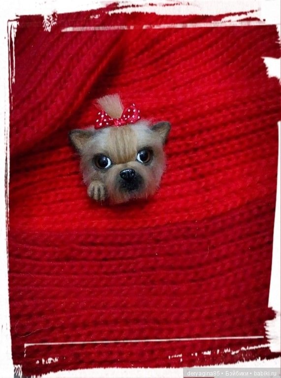 Мои брошки — Валяные игрушки из шерсти: сухое валяние