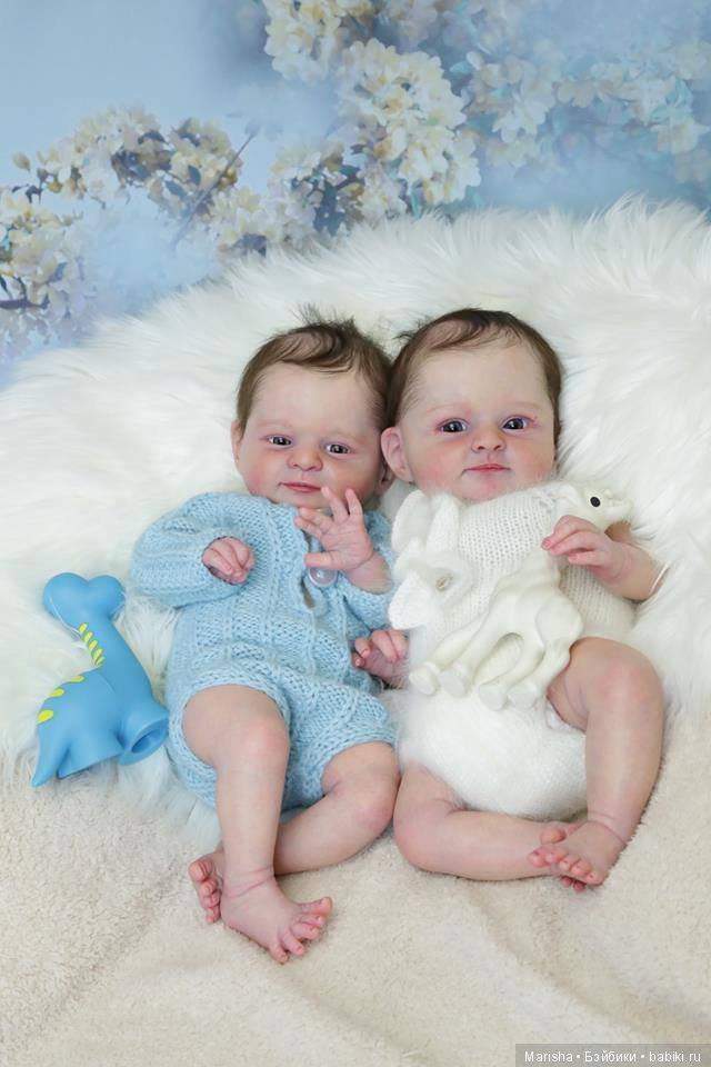 Малыши реборн Mary and Marc, скульптор Olga Auer, мастер Елена Киприянова (фото 5)