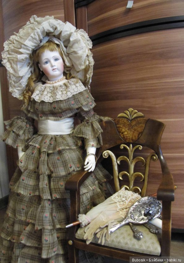 Верочка и кресло — Антикварные куклы Jumeau (Жюмо): Tete Jumeau (фото 8)