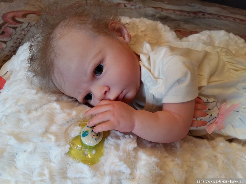 Малышка Сабриночка... кукла реборн Татьяны Захаровой (фото 10)