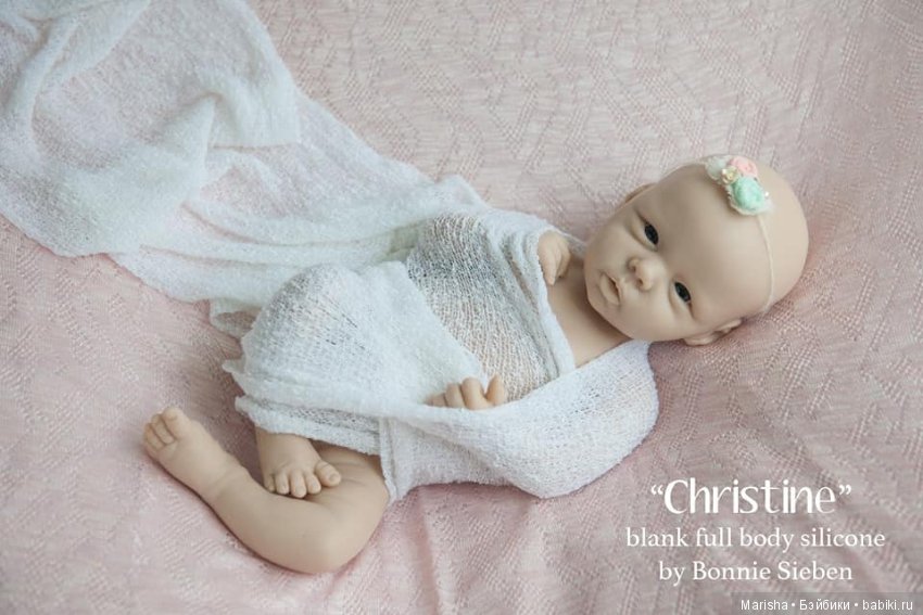 Полностью силиконовый молд Christine скульптора Bonnie Sieben