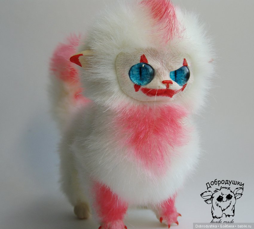 Пеннивайз — Игрушки в смешанной технике (мех и глина): Арт (фото 3)